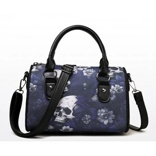 Tasche -  Flowers and Skulls V