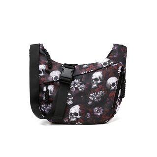 Tasche -  Flowers and Skulls VI