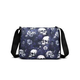 Tasche -  Flowers and Skulls VII