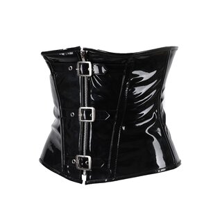 Azzazzinz - 3-Buckle Corsage PVC XL
