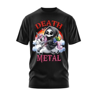 Easure - T-Shirt - Death Metal Unicorn