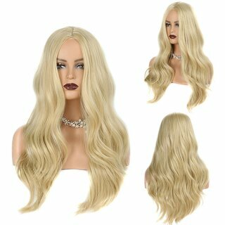 Percke  - lang lila - schwarzer Ansatz