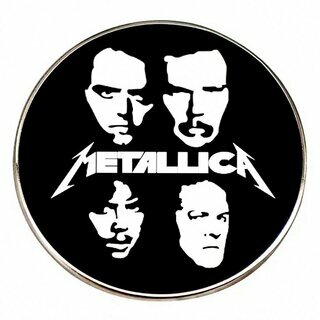Metallpin Bandbutton 3