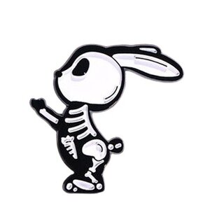 Metallpin Skeletthase