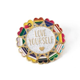 Metallpin Love yourself
