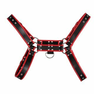 Harness - Brustharness schwarz/rot
