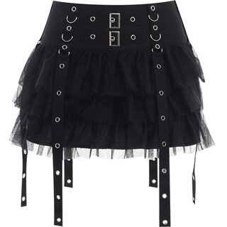 Minirock - T�ll und Straps
