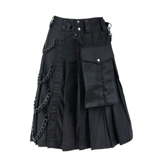 Black Pistol - Chain Kilt Denim