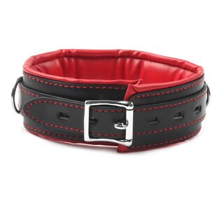Halsfessel - Halsband mit D-Ringen und Leine