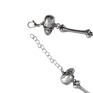 etNox - Edelstahlkette - Skull ´n´ Bones 50 cm