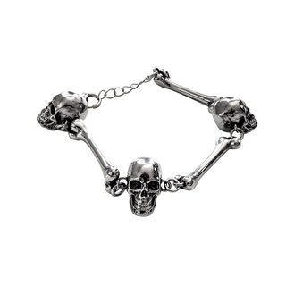 etNox - Edelstahlarmband - Skull ´n´ Bones