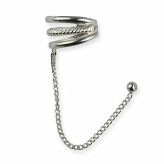 etNox - Ohrklemme 3) Fine silver