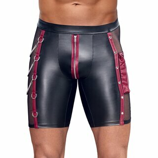 NEK - Short Pants schwarz/rot 2XL
