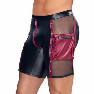 NEK - Short Pants schwarz/rot 2XL