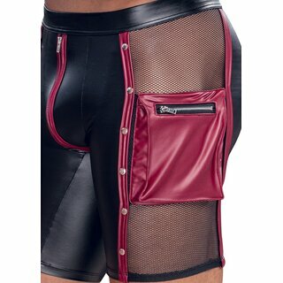 NEK - Short Pants schwarz/rot 2XL