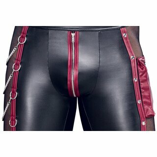 NEK - Short Pants schwarz/rot 2XL