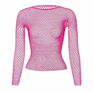 Netzshirt - Waben pink