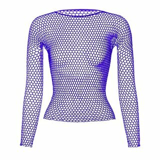 Netzshirt - Waben pink
