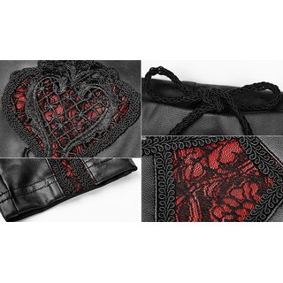 Punk Rave - Red Soiree Leggings - schwarz/rot L