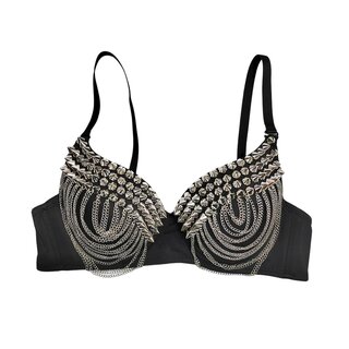 Chain and Cone Stud Bra - BH 40C
