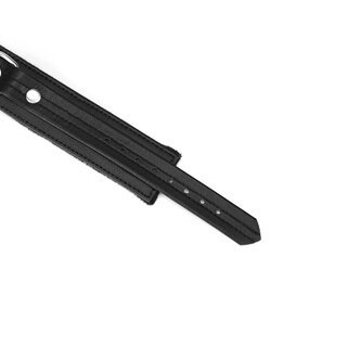 Liebe Seele - Halsband mit F�hrungsleine - schwarz/ silber