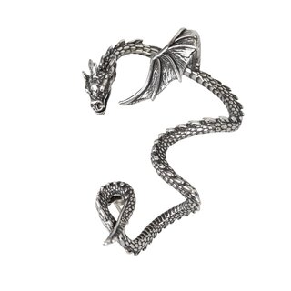 etNox - Designer-Ohrring - Gefl�gelter Drache