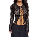 Geschn�rter Bolero aus Spitze