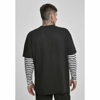 Urban Classics - Oversized Double Layer Striped LS Tee
