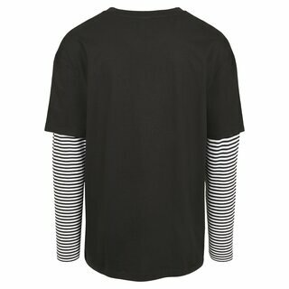 Urban Classics - Oversized Double Layer Striped LS Tee