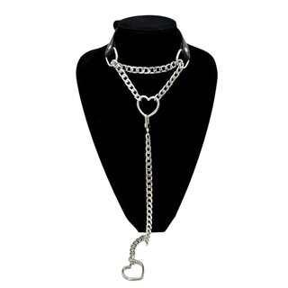 Halsband - W�rgehalsband - Herz