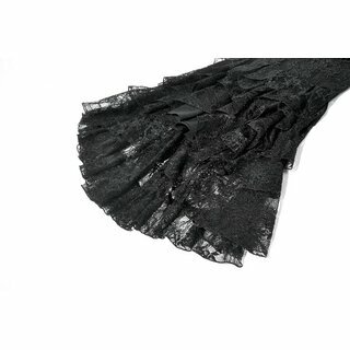Dark in Love - Romantic gothic lace high-low dress 2XL