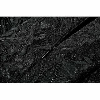 Dark in Love - Romantic gothic lace high-low dress 2XL