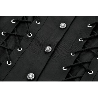 Dark in Love -  Reptured lace-up shirt