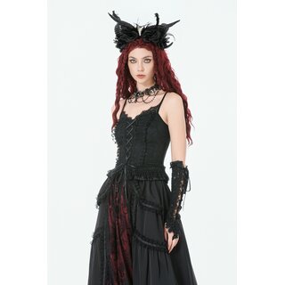 Dark in Love - Lace-up Top XS