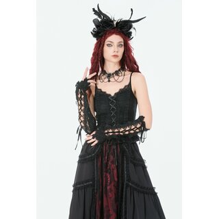 Dark in Love - Lace-up Top XS