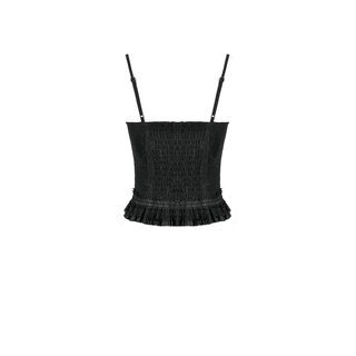 Dark in Love - Lace-up Top XS