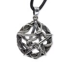 etNox - Edelstahlanh�nger - Schlangen-Pentagramm