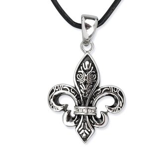 etNox - Edelstahlanhänger - Sparkling Lily