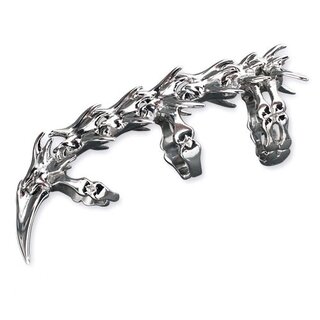 etNox - Edelstahlring - Gelenkring - Metal Spine 54