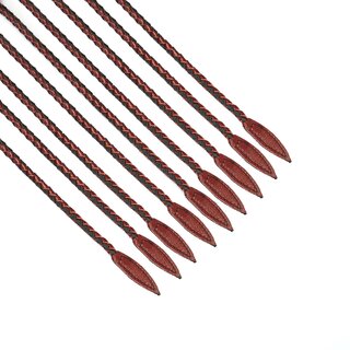 Liebe Seele - Lederpeitsche - Cat O Nine Tails  weinrot