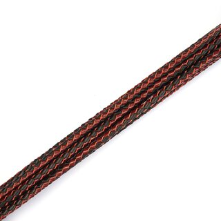 Liebe Seele - Lederpeitsche - Cat O Nine Tails  weinrot
