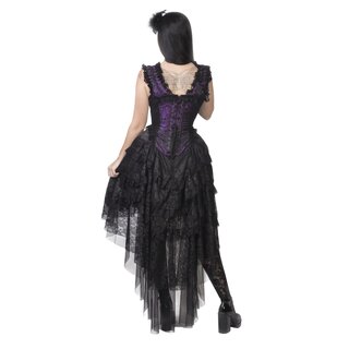 Burleska - Ophelie corset dress - purple king brocade L