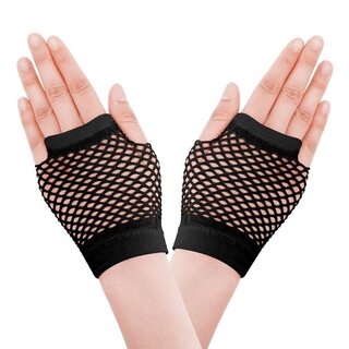 Netzhandschuhe - kurz pink