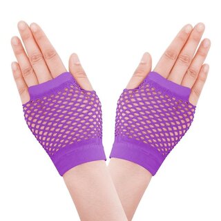 Netzhandschuhe - kurz pink