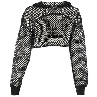Netz Bolero mit Kapuze