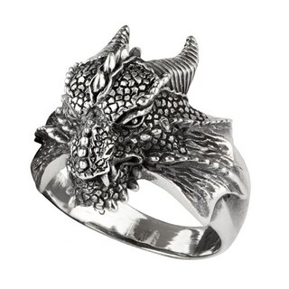 etNox - Edelstahlring - Drache