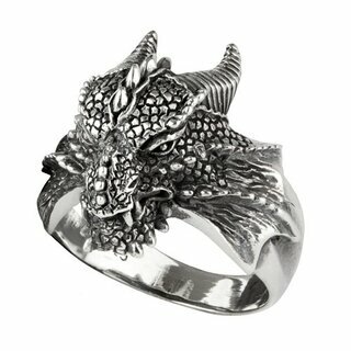 etNox - Edelstahlring - Drache 65