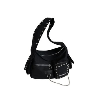 Tasche - Flachnieten und Kugelkette
