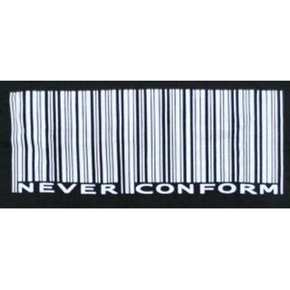 T-Shirt - Barcode - never conform 3XL