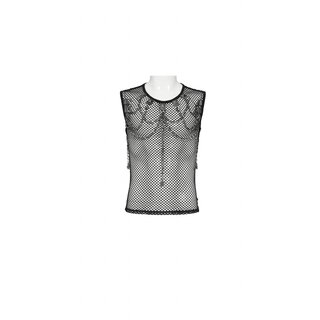 Devil Fashion - Diamond Mesh Top